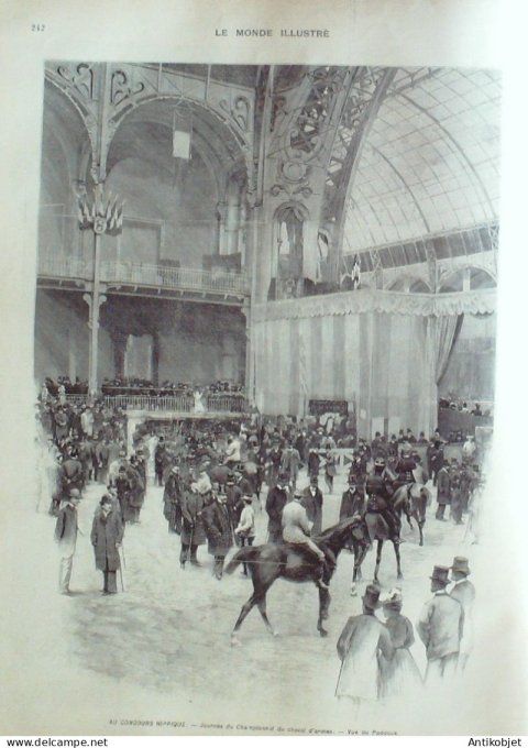 Le Monde illustré 1902 n°2350 Tunisie Djerba Turquie Portugal St-Pétersbourg Monte-Carlo