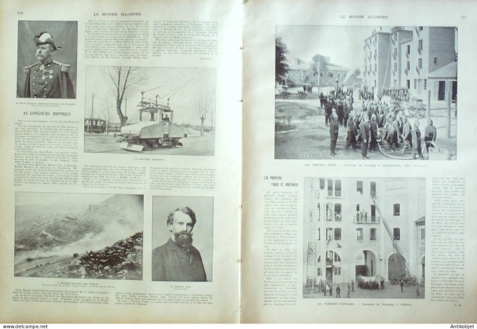 Le Monde illustré 1902 n°2350 Tunisie Djerba Turquie Portugal St-Pétersbourg Monte-Carlo