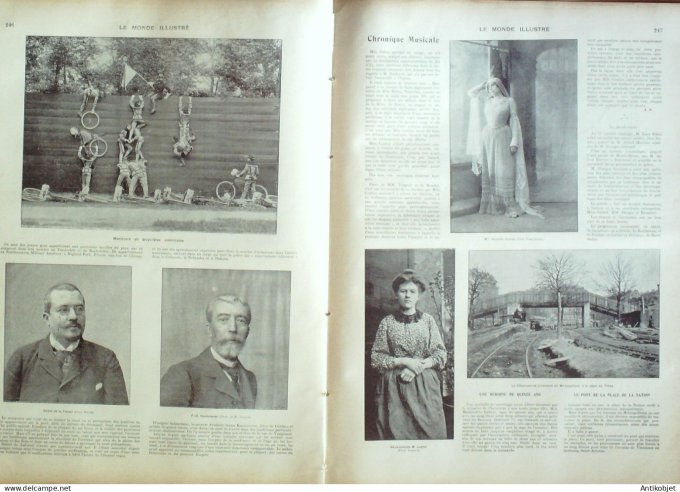 Le Monde illustré 1902 n°2350 Tunisie Djerba Turquie Portugal St-Pétersbourg Monte-Carlo