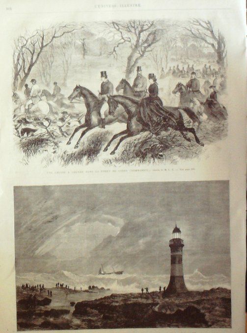 L'Univers illustré 1867 # 623 Italie Florence Chine Pékin Cap Bonne-Espérance phare Table-Bay  