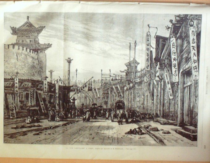 L'Univers illustré 1867 # 623 Italie Florence Chine Pékin Cap Bonne-Espérance phare Table-Bay  