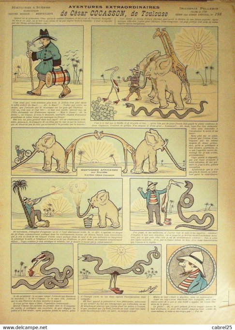 Aventures  de Cesar Cocasson  de Toulouse (Pellerin d'epinal) Perrier Arthur