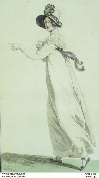 Costume Parisien 1815 # 1514 Mantille de dentelle