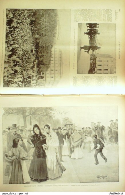 Le Monde illustré 1898 n°2141 Madagascar  Kabary Borizano Brest (29) Alger troubles Madrid Pâques