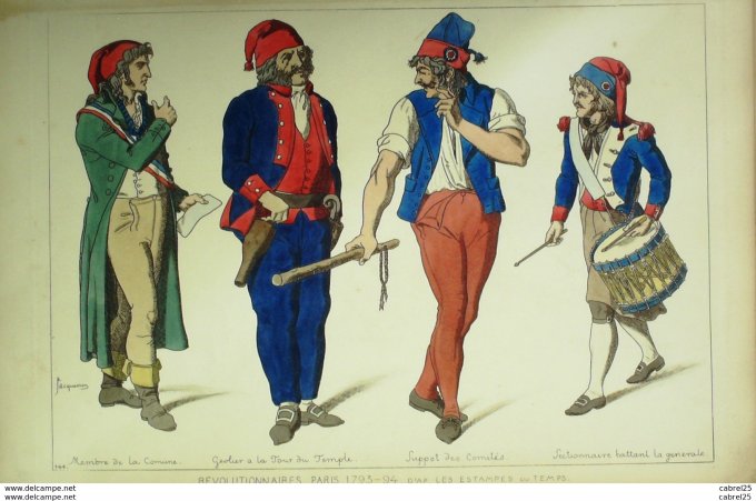 Geolier Suppot Des Comités Sectionnaire Au Tambour En 1793