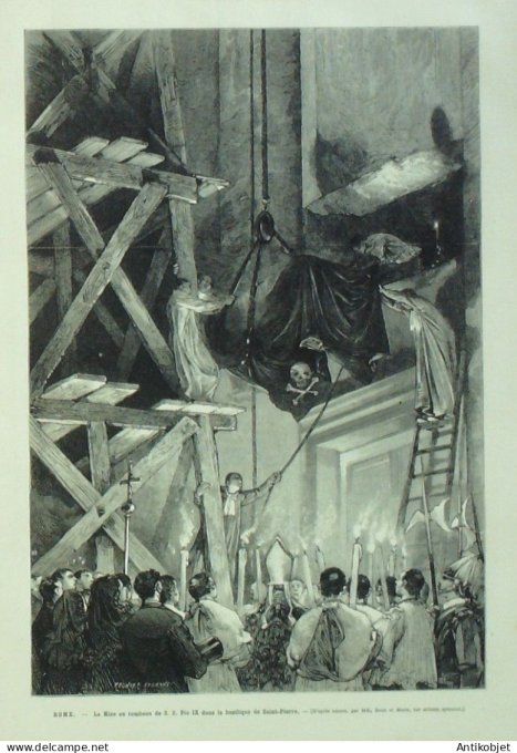 Le Monde illustré 1878 n°1093 Rome Léon XIII Russie St-Pétersbourg Vésinet (92)