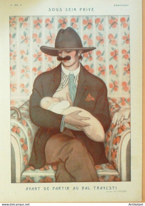 Fantasio 411 1924 Poulbot Vallee Foy Martin Mendousse Cirmeuse Vallet