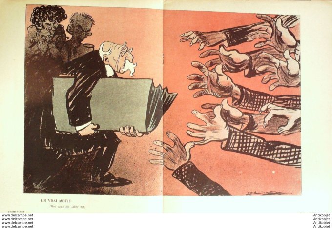 L'Assiette au beurre 1904 # 172 Le million des Chartreux Camara