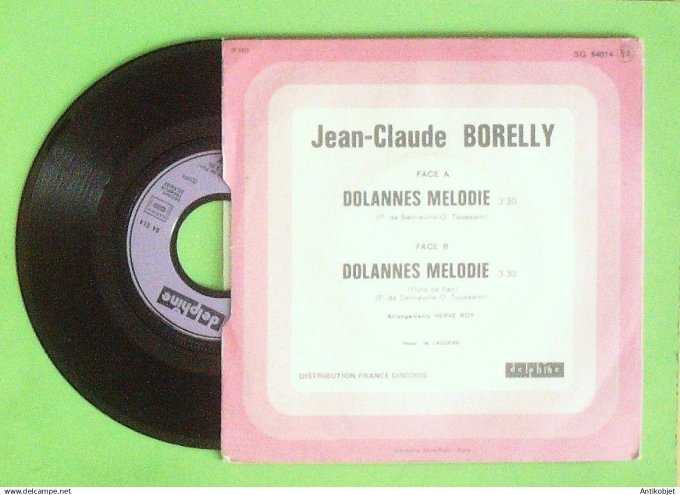 Un linceul n' pas de poches Film 45T SP Borelly Jean-Claude