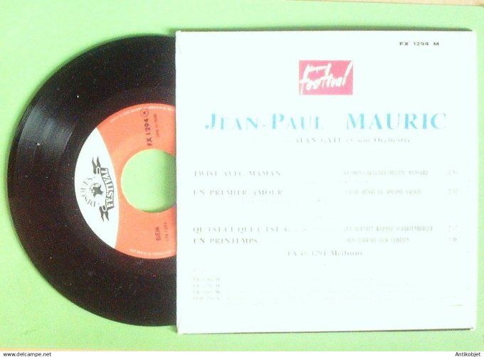 Mauric Jean-Paul 45T EP Un premier amour 1962