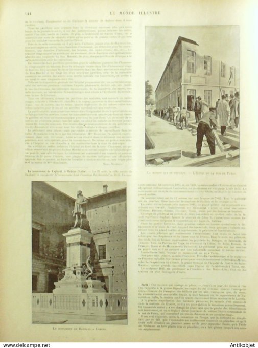 Le Monde illustré 1897 n°2108 Russie Tsarkoé-Sélo Péterhof Guillaume III  Californie Port Juneau