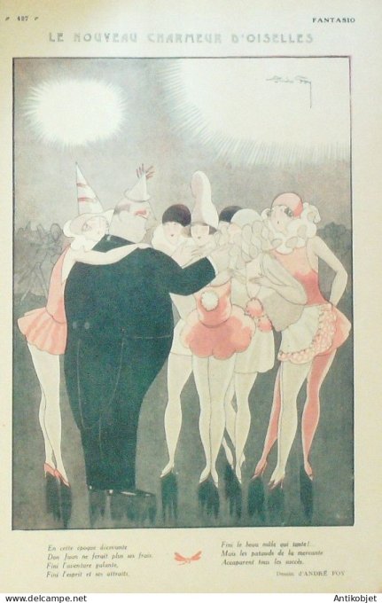 Fantasio 411 1924 Poulbot Vallee Foy Martin Mendousse Cirmeuse Vallet