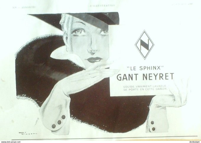 Publicité Lingerie Neyret 1930