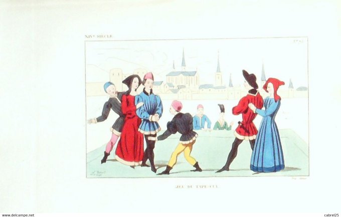 Objet Jeu de tape cul 14ème 1852