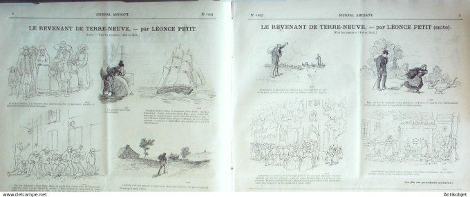Le Journal Amusant 1884 # 1452 Le vendredi aux acacias par Mars