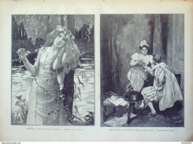 Le Monde illustré 1895 n°1979  Sully-sur-Loire (45) Rouen (76) Madagascar Tamatave