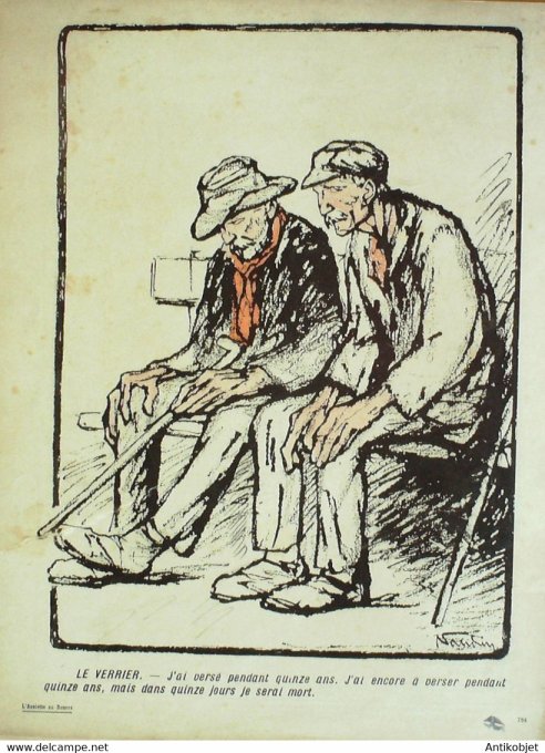 L'Assiette au beurre 1906 # 257 Retraites ouvrières Delannoy Naudin