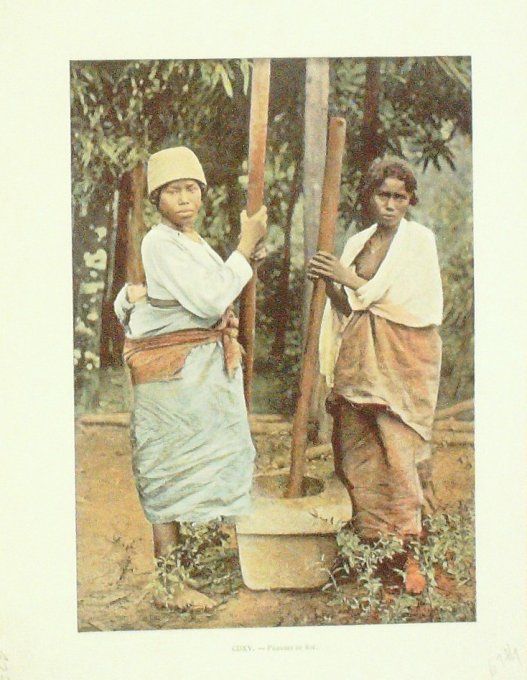 Madagascar PILEUSES de riz