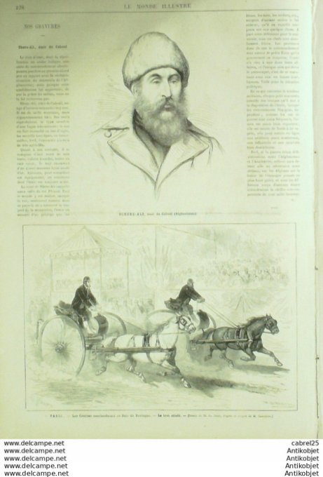 Le Monde illustré 1878 n°1124 Russie Ukraine Odessa Gal Radietzki Douai (59) Afghanistan Caboul Sche