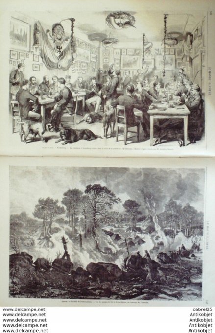 Le Monde illustré 1870 n°688 Turquie Stamboul Seraskiera Espagne Bilbao Madrid Fontainebleau (77) Au