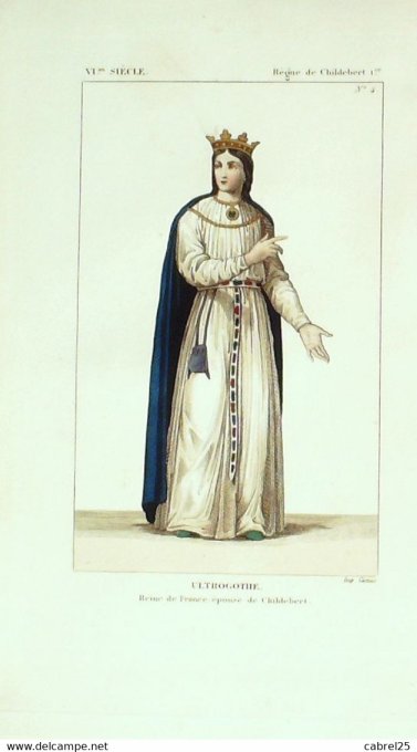 Ultrogothe Reine De France Epouse De Childebert 1852