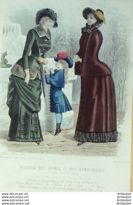 Journal des Dames Demoiselles 1882 # 1944 (Maison Plument)