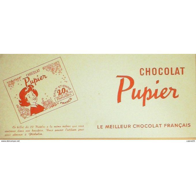 Buvard PUPIER Chocolat