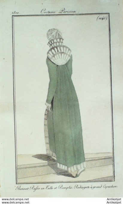 Gravure de mode Costume Parisien 1912 pl.002 BOUTET de MONVEL Bernard