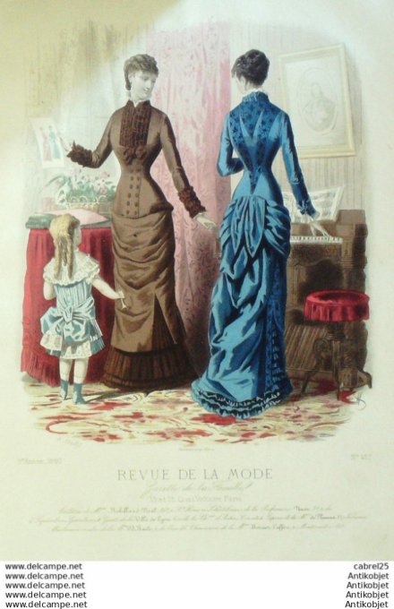 Gravure de mode Costume Parisien 1810 n°1045 Redingote à grand capuchon