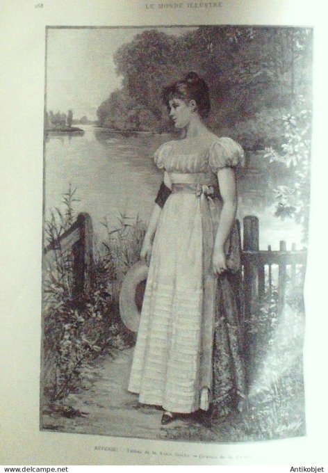 Le Monde illustré 1891 n°1775 Canada Ottawa Terre-Neuve Bonne-Baie John Macdonald