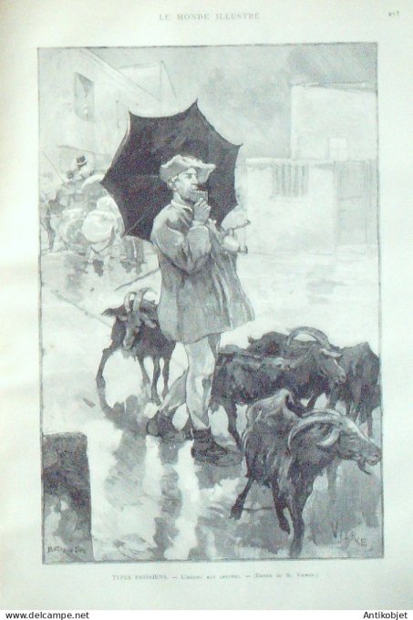 Le Monde illustré 1891 n°1775 Canada Ottawa Terre-Neuve Bonne-Baie John Macdonald