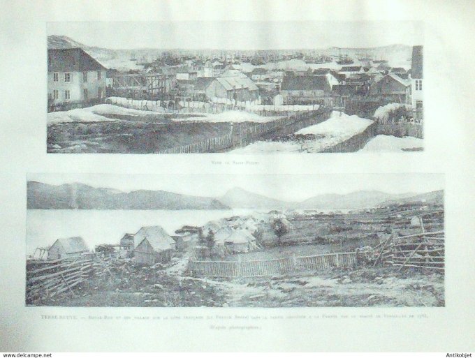 Le Monde illustré 1891 n°1775 Canada Ottawa Terre-Neuve Bonne-Baie John Macdonald