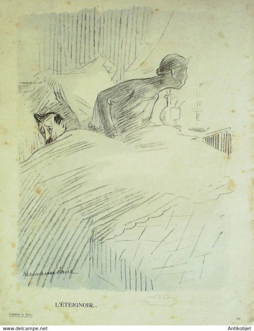 L'Assiette au beurre 1906 # 256 L'ange du foyer Hermann Paul