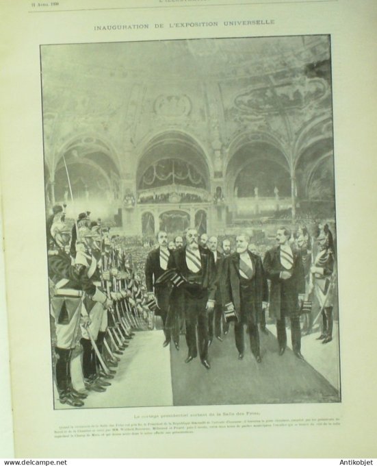 L'illustration 1900 n°2982 Algérie basilique d'Hippone Palais Champ de Mars Boulainvilliers (80)