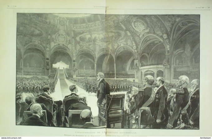 L'illustration 1900 n°2982 Algérie basilique d'Hippone Palais Champ de Mars Boulainvilliers (80)