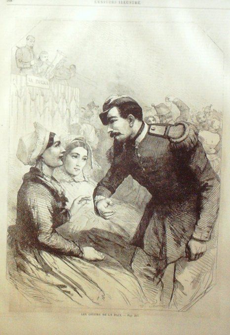 L'Univers illustré 1859 #  62 Guerre d'Italie Suisse Arenenberg Chateau