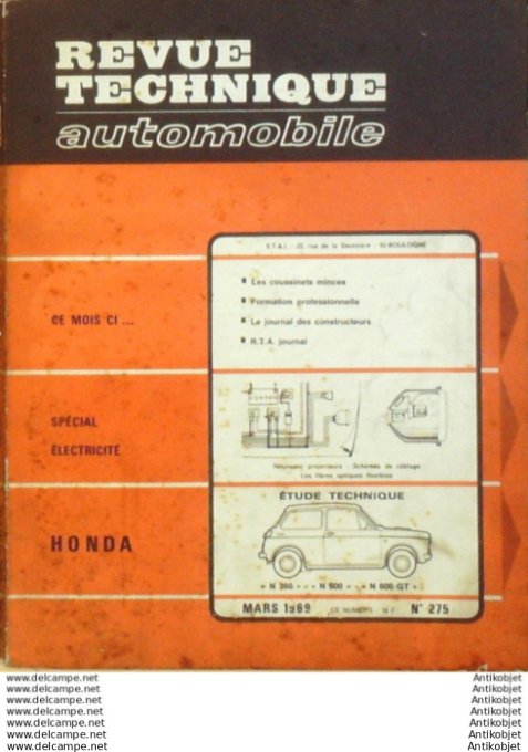 R.T Automobile Honda N360/N600 GT   # 275