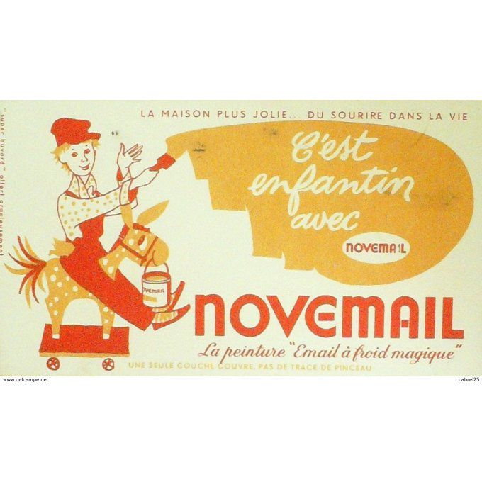 Buvard NOVEMAIL Peinture