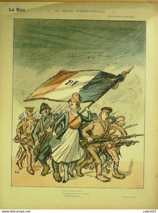 Le Rire Rouge 1916 n°  97 Faivre Nob Métivet Genty Fabiano Pallier Guméry Villemot