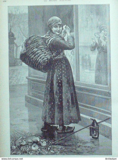 Le Monde illustré 1880 n°1199 Suisse Saint-Gothard Airoio Waen Goeschenen Flueten Alger