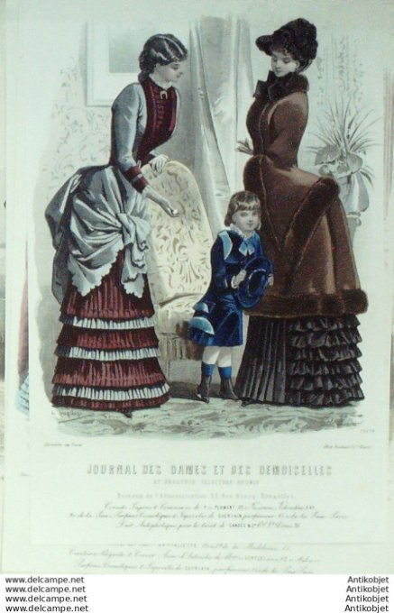 Journal des Dames Demoiselles 1882 # 1947 (Maison Plument)