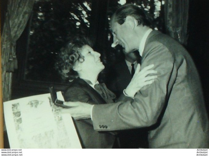 Mireille & Chirac Jacques (photo de presse Agip 3) 1980
