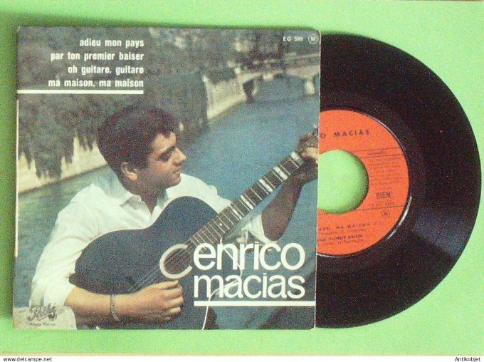 Macias Enrico 45T EP Adieu mon pays 1962
