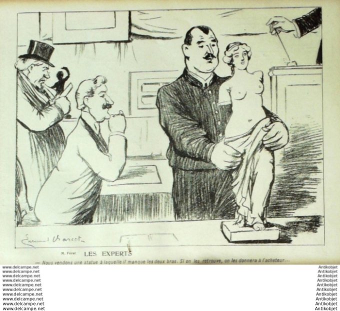 L'Assiette au beurre 1905 # 216 L'hotel des ventes Barcet