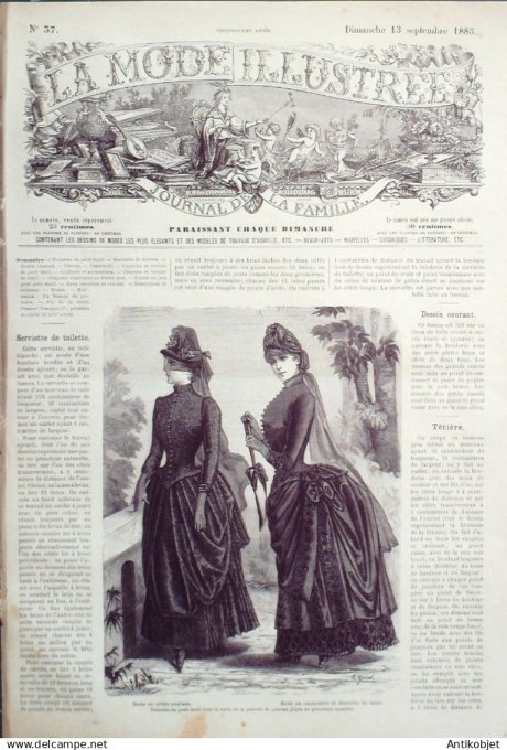 Mode illustree 1885 Lot de 10 journaux