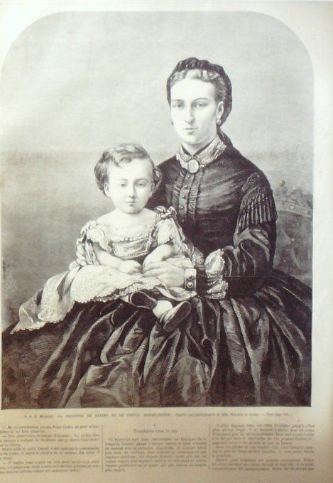 L'Univers illustré 1867 # 631 Alger maison Mauresque Inde Bengale Rajah de Saleeka  