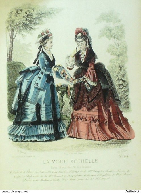 La Mode actuelle 1851 # 144 (Maison Chiaucourt)