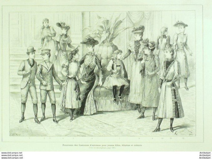 Salon de la mode (tenues d'automne enfants)