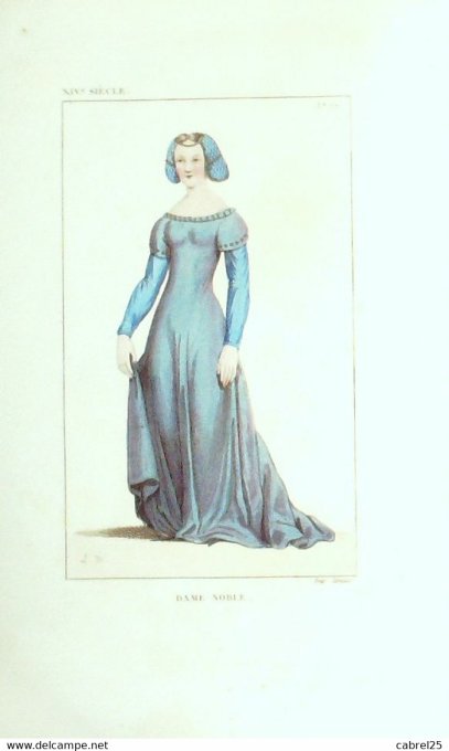 Mode Dame noble 14ème 1852