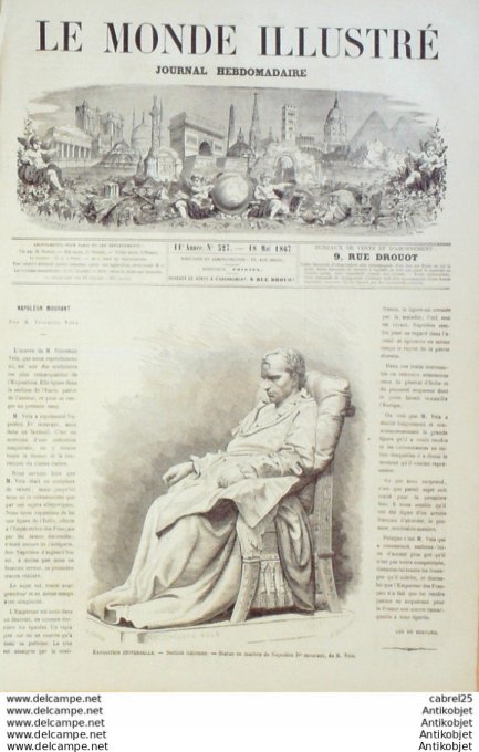 Le Monde illustré 1867 n°527 Jamaïque Haîti Port Au Prince Géorgie Tiflis Suède Norvège